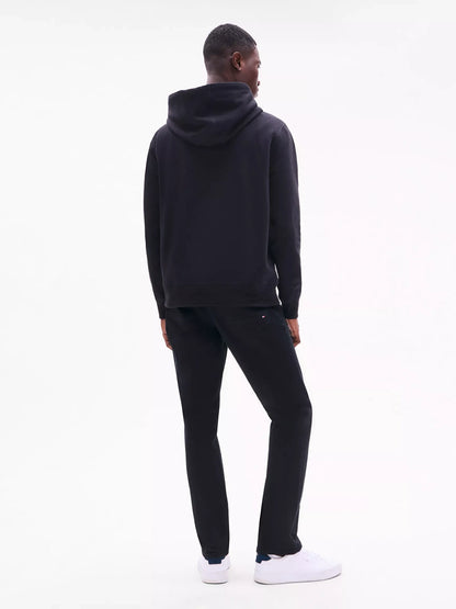 Hoodie Tommy Hilfiger Negro Bordado – Original 100%