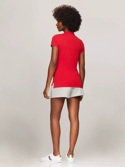 Polo Tommy Hilfiger para Mujer Rojo – Original 100%