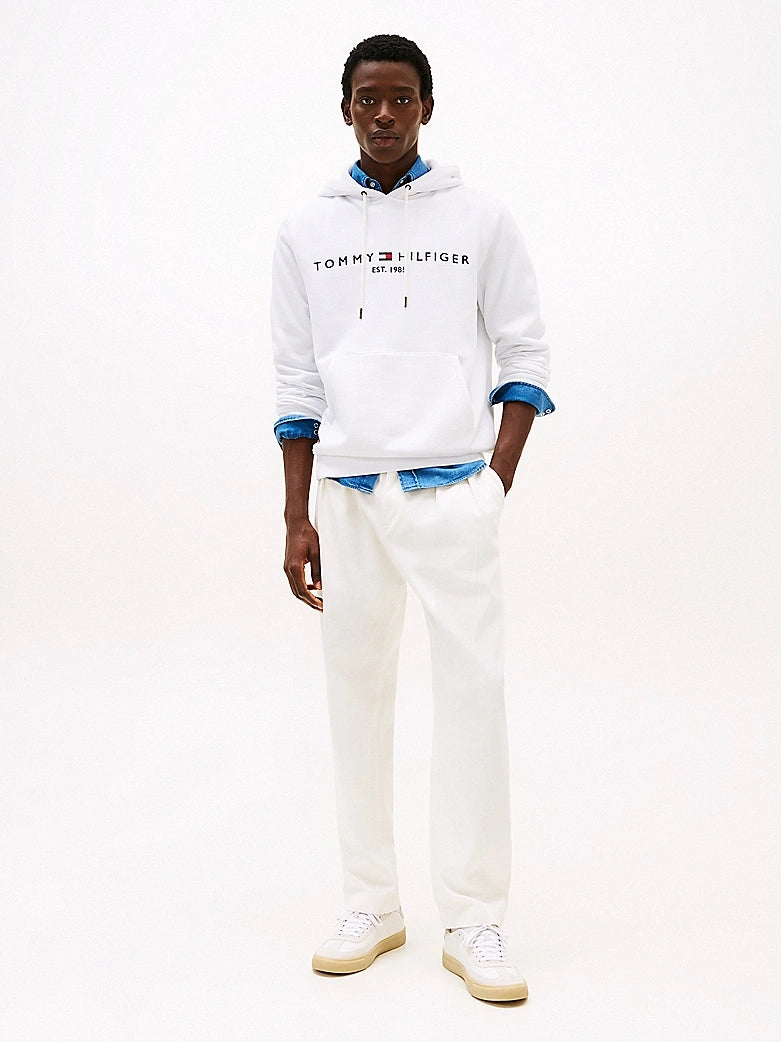 Hoodie Blanco Tommy Hilfiger Bordado – Original 100%