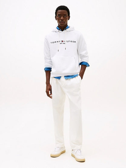Hoodie Blanco Tommy Hilfiger Bordado – Original 100%